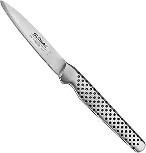 Global 3 inch Peeling Knife - Lightweight Japanese Stainless Steel, Razor Sharp Edge, Made in Japan, GSF-15