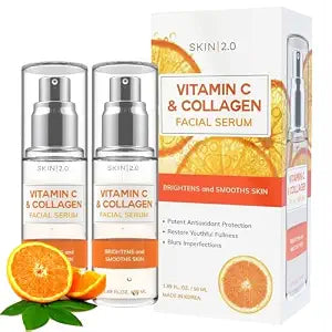 Vitamin C With Collagen Reviving Face Serum - Dermatologist Tested