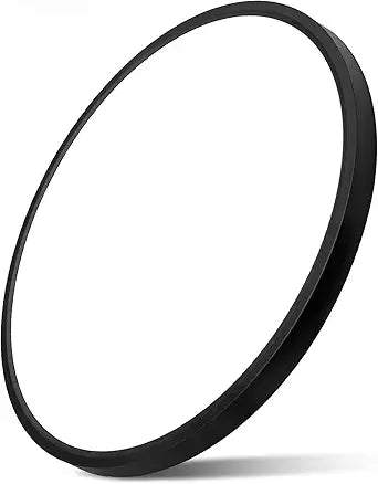 20 Inch Large LED Flush Mount Ceiling Light, 40W, 4350LM, 3000K/4000K/6000K CCT Selectable,Black Round Flat Panel Light Low Profile Ceiling Light Fitures for Hallway, Kitchen, Bedroom, Laundry(1PK)