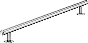 Amerock BP5405126 | Polished Chrome Appliance Pull | 18 inch (457mm) Center-to-Center Cabinet Handle | Radius | Furniture Hardware