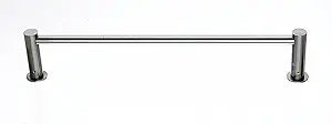Hopewell Bath Single 19.5" Wall Mounted Towel Bar Finish: Brushed Satin Nickel
