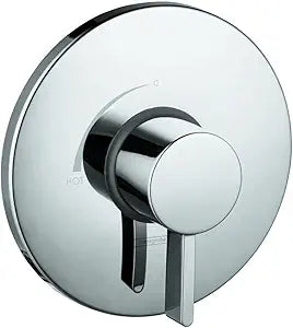 hansgrohe Ecostat Modern Pressure Balance Shower Valve Trim in Chrome, 04233000