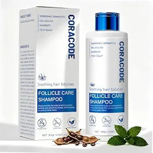 Folliculitis Shampoo for Itchy, Flaky Scalp - Purifying Formula for a Soothed, Balanced Scalp & Oily Scalp Care, Men & Women, 10.58 Fl Oz (1)