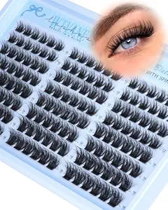 Wispy Lash Clusters Fluffy Eyelash Clusters with Spikes