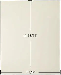 Thelin Parlour Ceramic Glass Panel (00.0030.0003) Γ 7 1/8" x 11 13/16"