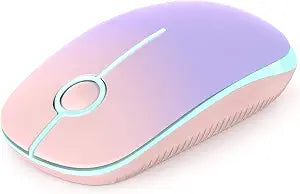 Unipows Wireless Mouse-2.4G Slim Portable Computer Mouse with Nano Receiver