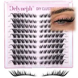 Fox Eye Lash Clusters Wispy Eyelash Clusters Cat Eye Lashes Clusters Pre Mapped Fairy Cluster Eyelash Extensions Spiky Cluster Lash Extensions by Delyneph