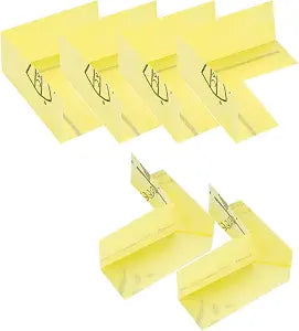 6PCS Waterproof Shower Kit, 4 Inside Waterproofing Membrane & 2 Outside Waterproofing Corner Polyethlene Shower Corner Seamless Membrane for Bathroom Walls and Surrounds