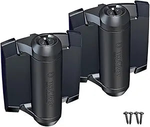 D&D Technologies TCA1S3BTS TruClose Regular Duty Self Closing Gate Hinge, for Metal Gates up to 66 Pounds, No Alignment Legs, for Square Gate Frame and Post Black, 2 Count Gate Hardware