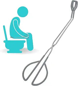 Vive Toilet Aids for Wiping Bottom - Tongs for Toileting, Wiper Reacher