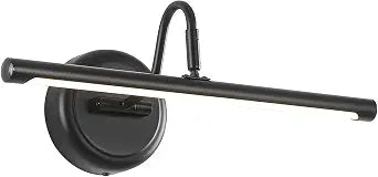 JOOSENLUX Picture Lights for Paintings Hardwired 15.75" Inch Long Dimmable Black Wall Lights with Adjustable Lighting Direction 110V 3000K