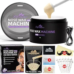 Lifestance Nose Wax Kit - 120g Wax, Pot with USB C to C, Fast Heating