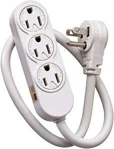 Leviton 3-Outlet Power Strip for Use Inside Structured Media Center, 49605-APS, White