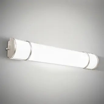 ASD LED 36" Vanity Flush Mount Light Fixture, Linear Bathroom Lighting Bar | 3CCT, Dimmable, Energy Star, ETL Listed | 30W 2650LM 3000-5000K 120V | Long Tube Bath Wall Sconce Over Mirror | Nickel