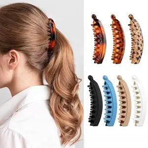 Banana Clip for Women, 7 Pack 5.1 Inch Banana Hair Clip for Fine Thick Hair, Large Hair Clips Ponytail