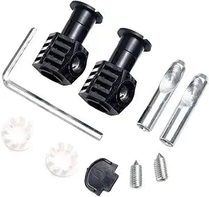 Wall Hung Toilet Fixing Bolts Repair Screws Accessories Toilet Bowl Accessory Connector Tool Fittings Fixing Kits For Bathroom(Black)