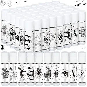 Siifert 20 Pcs Halloween Lip Balms Bulk, Boo Basket Stuffers for Adults