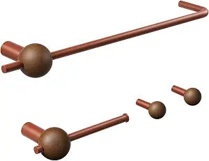Tindbea Mid-Century Modern Bathroom Accessories Hardware 4 Set