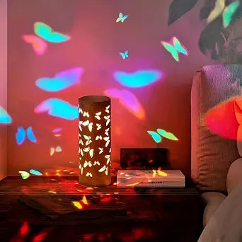 Butterfly Projector Night Light USB Ideal Girls Gift, Mood Light