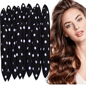 Soft Hair Rollers to Sleep in - Black Pillow Rollers