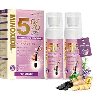 Minoxidil for Women, Hair Growth Spray with Biotin, Rosemary and Batana for Hair Beard Regrowth Treatments Extra Strength Hair Loss Solution, Clinically Proven to Regrow Thicker