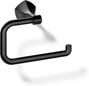 Kohler 27063-BL Occasion Towel Ring, Matte Black