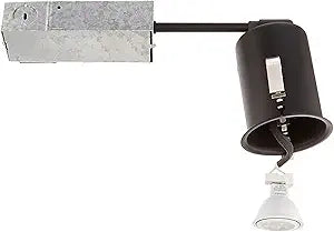WAC 2.5in Low Voltage Remodel Recessed Housing with White 8W 500 Lumens MR16 LED Lamp Included