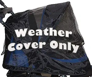 Pet Gear No-Zip Jogger Pet Stroller for Cats/Dogs, Onyx | Weather Cover ONLY