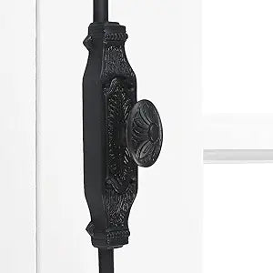 9 Ft Bronze Brass Cremone Bolt Set  Solid Brass, 52" Dual Rods, Interior Mount, Single Handle Operation, Double Door Lock System