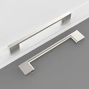 10 Pack 5"(128mm) Brushed Satin Nickel Cabinet Pulls Kitchen Cabinet Handles Drawer Pulls Cupboard Hardware