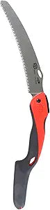 FELCO 604 Folding Pruning Saw Curved Pull-Stroke Saw for Tree Trimming & Elevated Cut | Tree Branch Cutter | Folding Handsaw with Chrome-Plated 10" Blade, Non-Slip Handle, Blade Lock, Swiss Precision