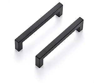 Ravinte 32 Pack 5 Inch Kitchen Square Cabinet Handles Matte Black Pulls Black Drawer Pulls Kitchen Cabinet Hardware Handles
