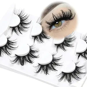 Losha Anime Lashes 22mm Long Fluffy Eyelashes (Bold)