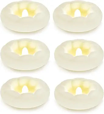 3White Flameless Led Floating Candles, Plastic Battery Operated Flickering Waterproof Tealights Long Lasting 200H+ for Cylinder Vases, Centerpieces at Wedding, Party, Pool, Holiday (24pack)