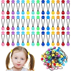 JenPen 36 Pcs Ponytail Balls Hair Ties 12 Mm, Balls Multicolor