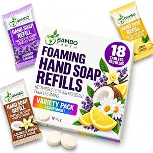 Foaming Hand Soap Refill Tablets - Soft Foam Soap for Travel