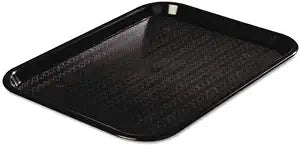 Carlisle Cafe Tray, Fast Food Restaurant Tray, 12 x 16, 1 Ct, Black