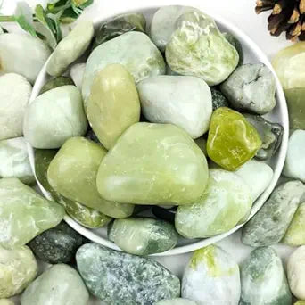 YISZM 20lbs Jade River Rocks for Landscaping, 2-3 Inch Natural Pebbles for Indoor Plants, High Polished Decorative Stones Vase Filler Fish Tank Aquariums Garden Outdoor and Indoor DIY