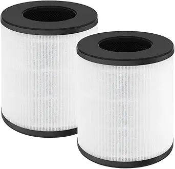 Nispira TD-1300 CL-6070A TAP01 4-in-1 True HEPA Replacement Filters Compatible with Tredy TD-1300, Tenergy Renair, Cool-Living, BEABA Nursery Air Purifier, 2 Packs