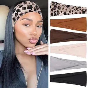 Wide Headbands for Women Trendy Women's Head Bands,6 Packs