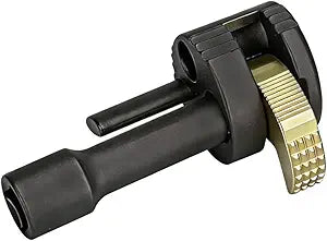 Tub drain removal tool, Remove the damaged, corroded or rusted drainage extractor, applicable to 3/8-inch ratchet wrench (Gold)