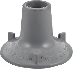FOMIYES Non Slip Rubber Suction Cup Feet for Toilet Rail and Shower Chair Accessories, Replacement Pads for Bathroom Stool Bracket and Bath Chair Legs, 3.74 X 3.74 X 2.55 Inch Grey