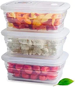 Premium Silicone Collapsible Food Storage Containers with Silicone Leakproof Lids, Platinum Food-Grade, BPA Free, LFGB Certified, Compact, Reusable Lunch Box, Microwave Safe, 4.9 Cups 3 Pk