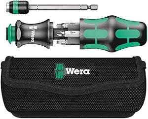 Wera KK 26 7-In-1 Bitholding Screwdriver with Removable Bayonet Blade (SL/PH/SQ)
