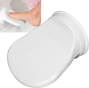 Shower Foot Rest for Shaving Leg, Non-Slip Foot Pedal with Suction Cup for Bathroom Toilet, Shower Stool Leg Rest