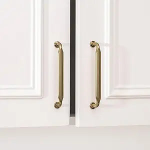 Goldenwarm 10 Pack 5 Inch Champagne Bronze Cabinet Pulls Kitchen Cabinet Handles Solid Zinc Alloy Pulls for Cupboard, Bathroom, Drawer & Dresser