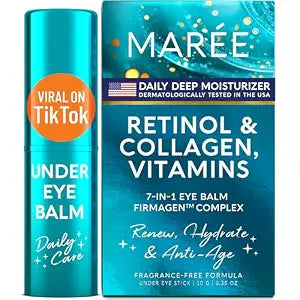 MAREE Under Eye Balm Stick - Collagen Retinol Stick & Under Eye Brightener