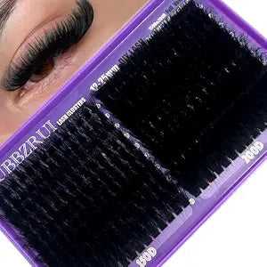 Fluffy Lash CLusters D Curl 280Pcs Mink Long Thick Lashes Clusters