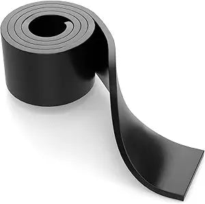 Sorbothane Strip - 1 Strip (70 Duro, 36 (91.4cm) x 2 (5.1cm) x 1/4 (0.635cm)) Black