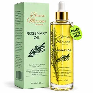 Organic Rosemary Oil for Hair Growth with Biotin, 3.38 fl oz